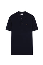 Laden Sie das Bild in den Galerie-Viewer, NOWADAYS KNIT SILK POLO NAVY