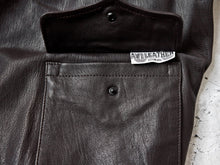 Laden Sie das Bild in den Galerie-Viewer, AVI LEATHER A-2 HERITAGE LEATHER JACKET SEAL BROWN