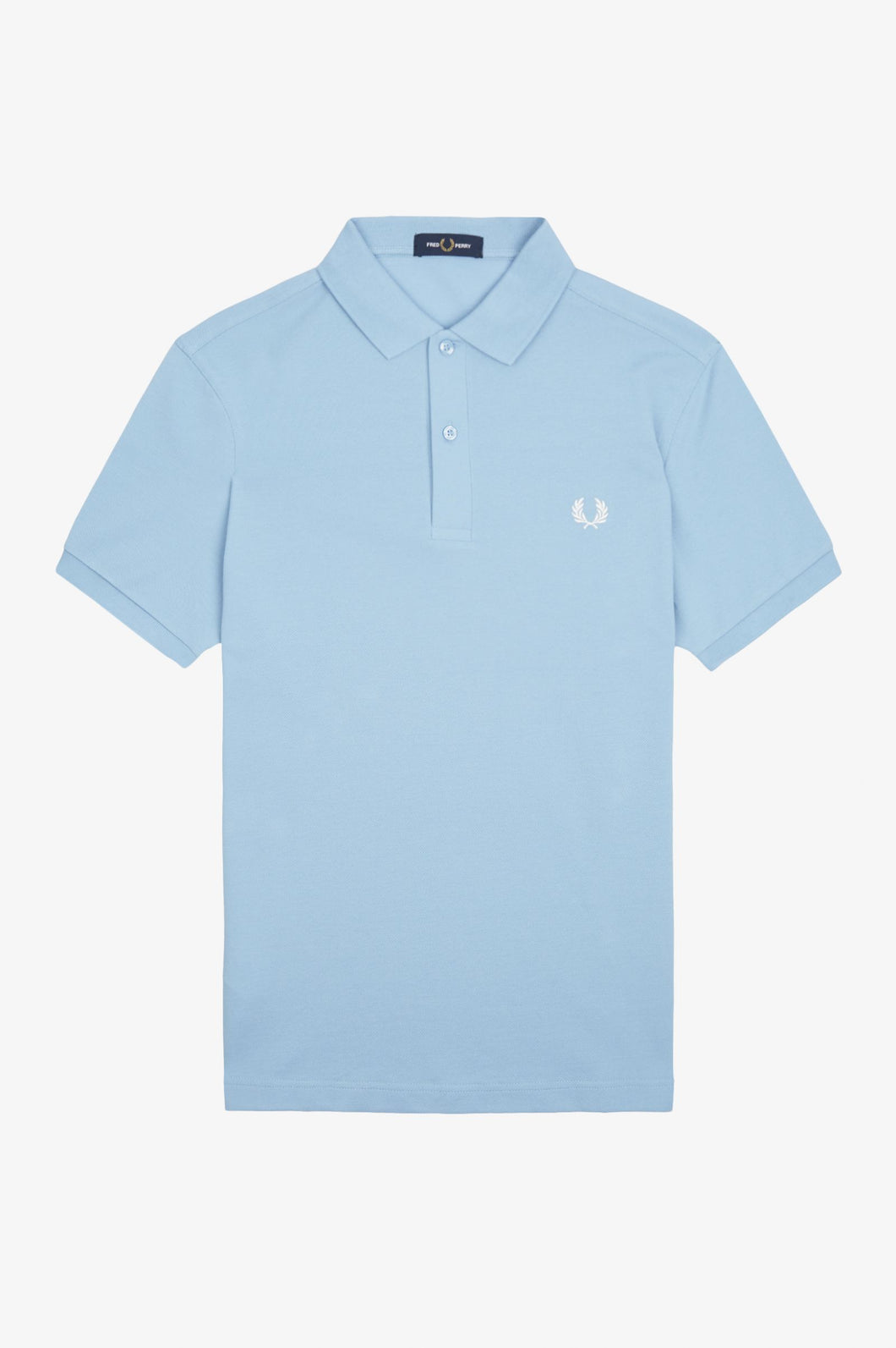 FRED PERRY M6000 CLASSIC POLO SHIRT ICE BLUE / WHITE